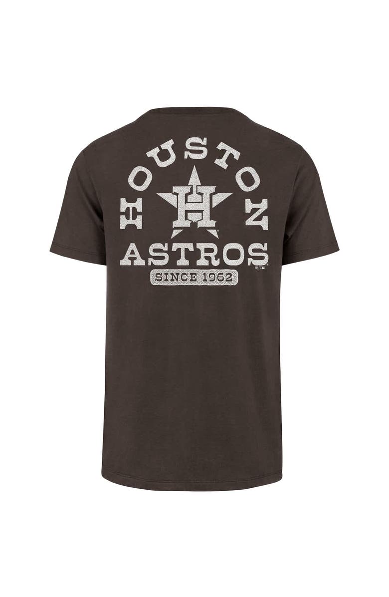 '47 Men's '47 Brown Houston Astros Back Canyon Franklin T-Shirt, Alternate, color, 
