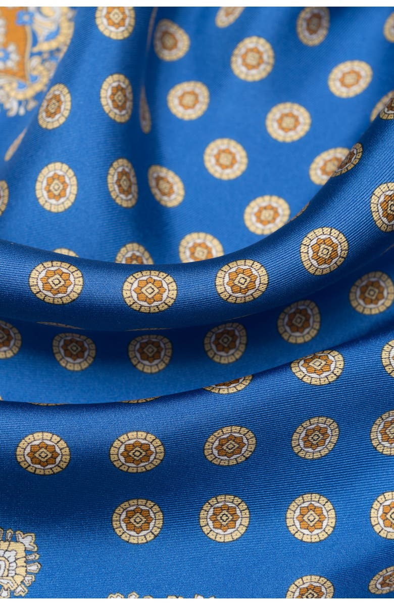 Elizabetta Filippo - Hand Rolled Silk Neckerchief for Men, Alternate, color, Azure