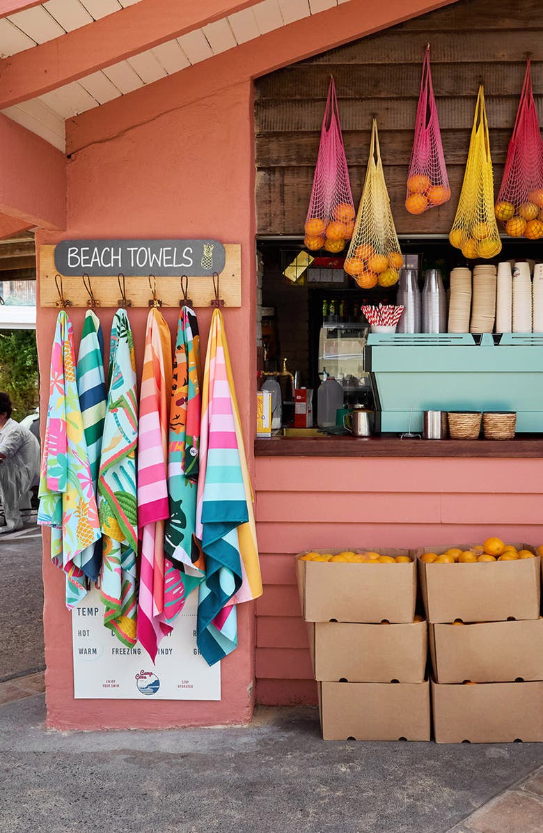 Dock & Bay Quick Dry Beach Towel, Alternate, color, Aloha Glow