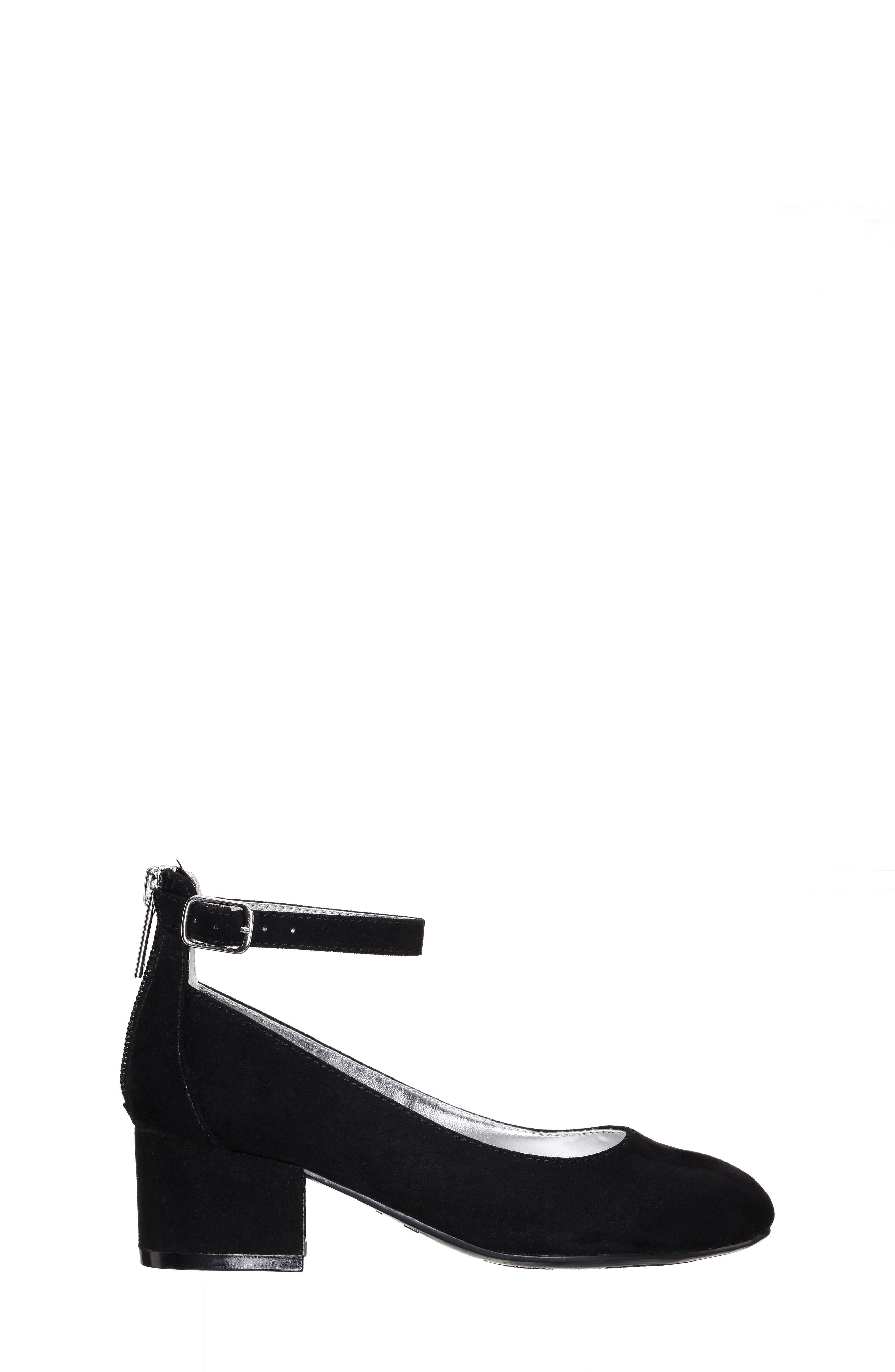 Nina Lennie Dress Shoe, Alternate, color, Black Suede