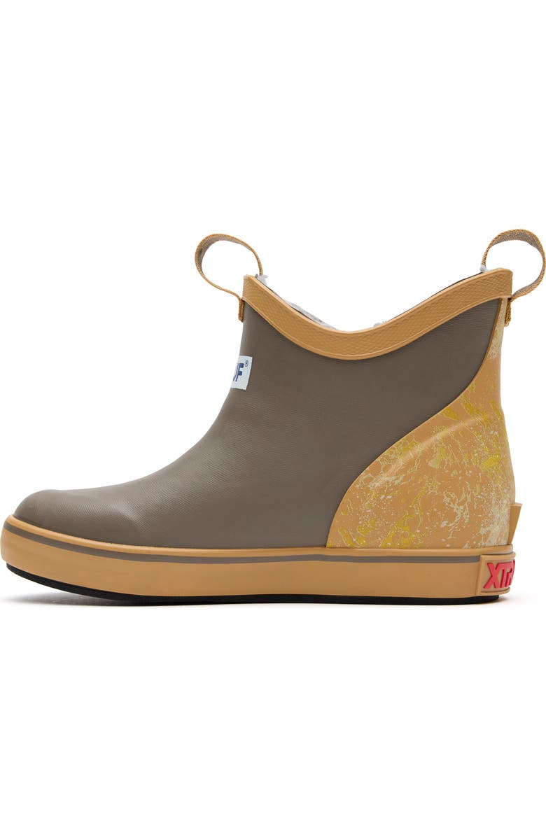 XTRATUF Trolling Ice Fleece Lined Waterproof Ankle Deck Boot, Alternate, color, Chocolate Chip