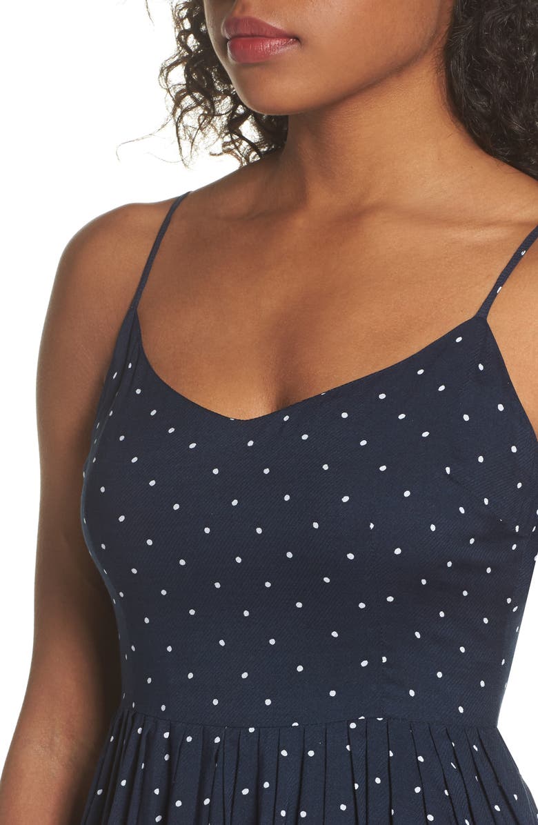 BB Dakota by Steve Madden BB Dakota Sloane Polka Dot Dress, Alternate, color,