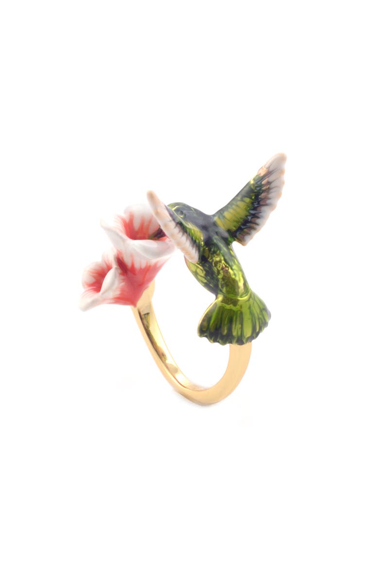 Bill Skinner Studio Hummingbird Ring, Alternate, color, Hummingbird
