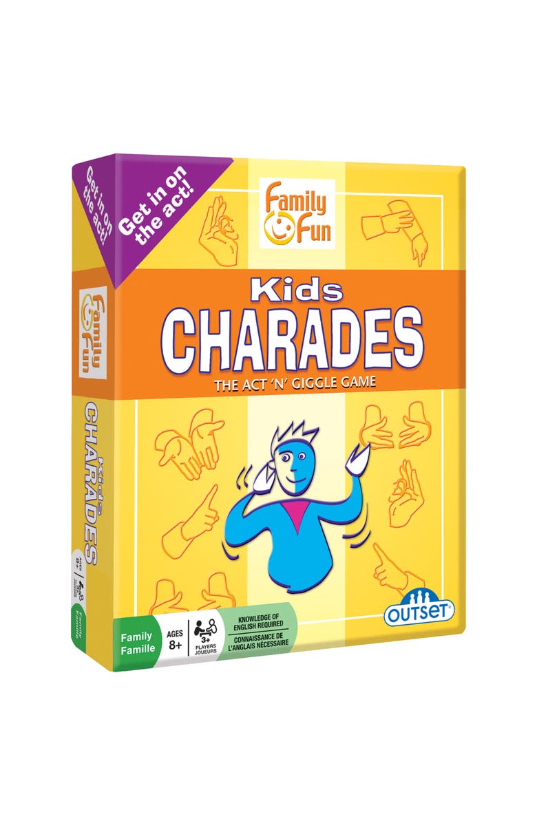 Cheatwell Games Outset Media Kids Charades Card Game, Main, color, Multicolored