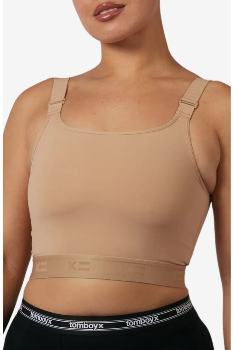 Compression Plus Crop Top, Main, color, CHAI