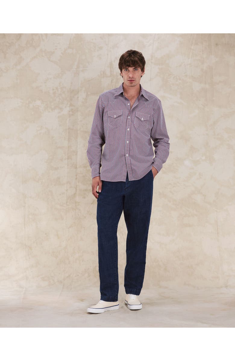 Fortela Tex2 Texan Shirt, Alternate, color, Red