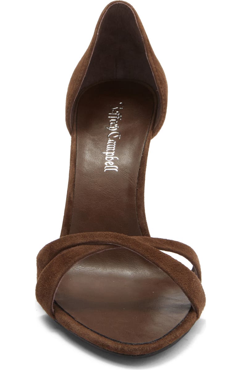 Jeffrey Campbell Graciela Sandal, Alternate, color, Brown Suede