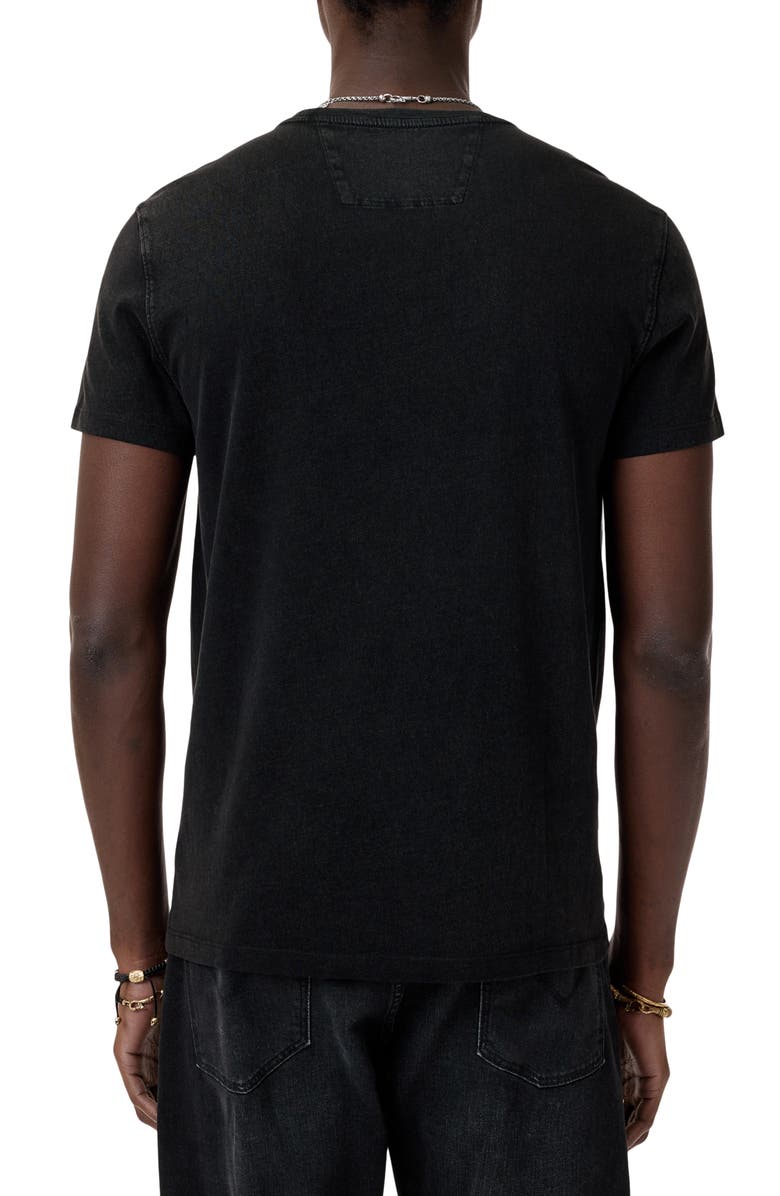 John Varvatos Tom Petty Appliqué Organic Cotton Graphic T-Shirt, Alternate, color, Black