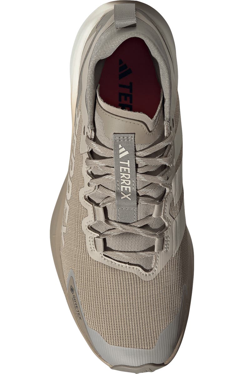 adidas Terrex Agravic Gore-Tex<sup>®</sup> Trail Running Shoe, Alternate, color, Blanch Cargo/ Alumina/ Beige