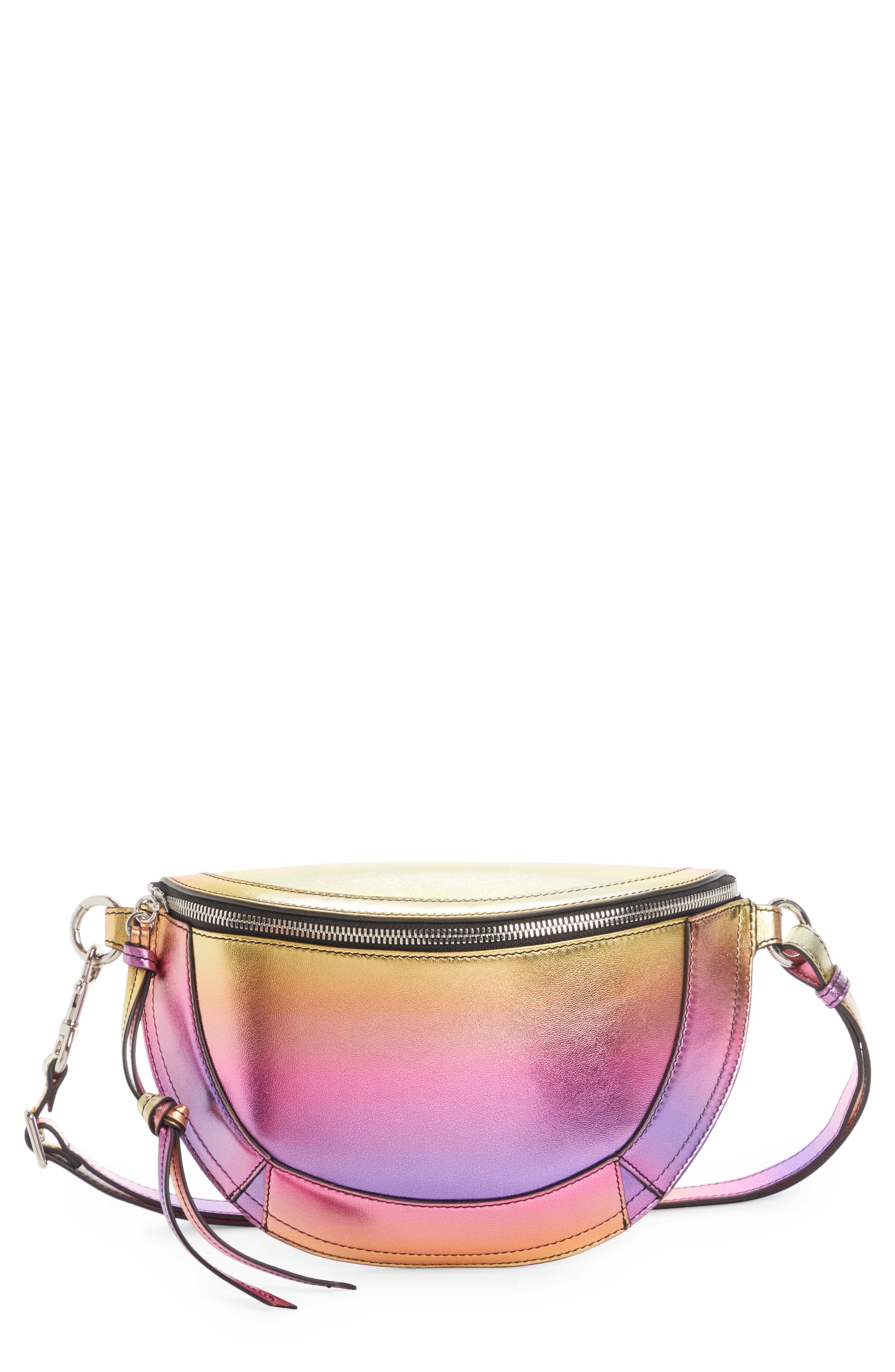 Isabel Marant Skano Sunset Leather Hobo Bag, Main, color, 