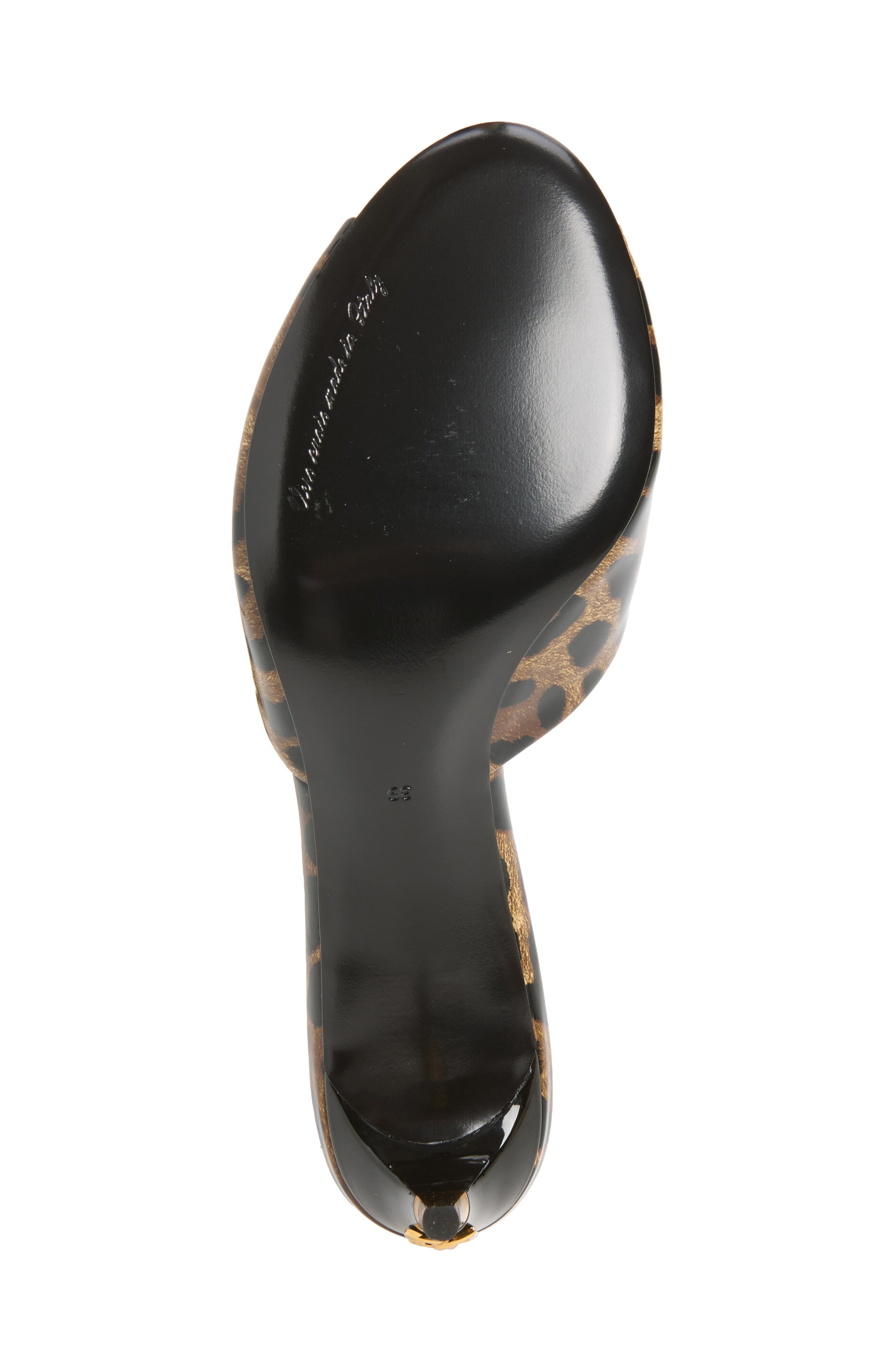 Keira Leather Mule, Alternate, color, LEOPARD