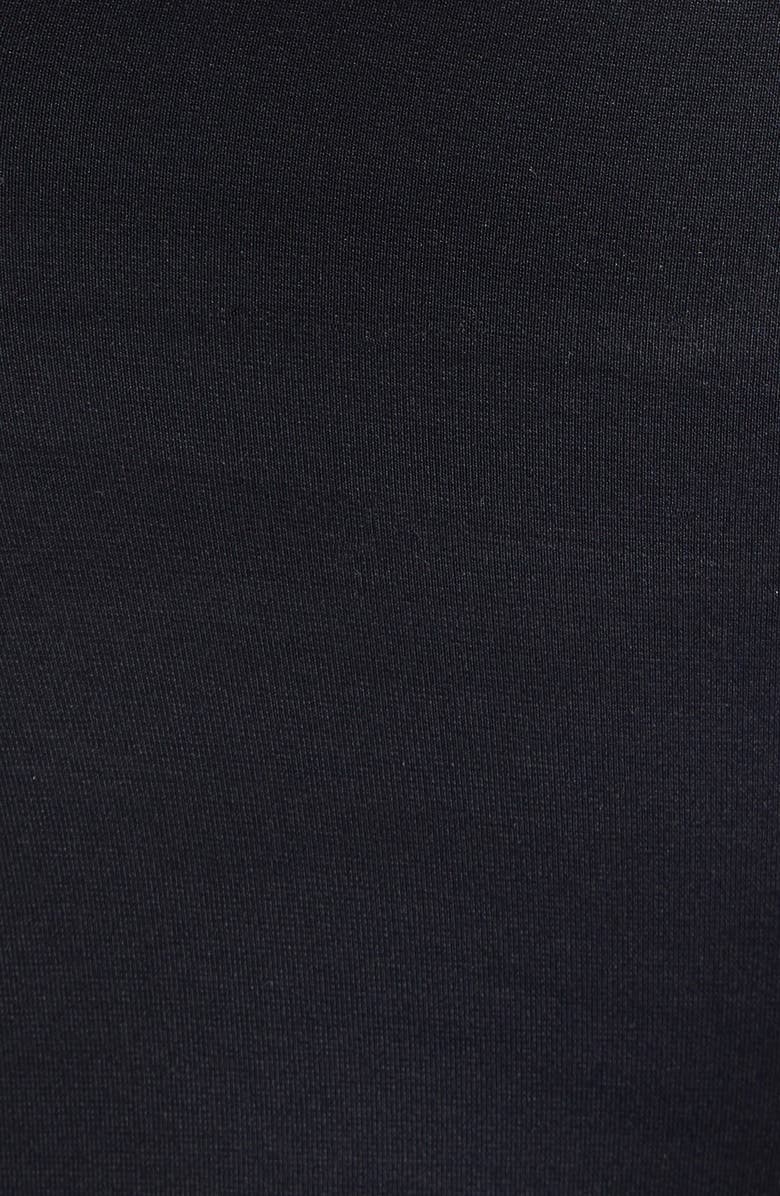 Versace Safety Pin Gathered One-Piece Swimsuit, Alternate, color, Black