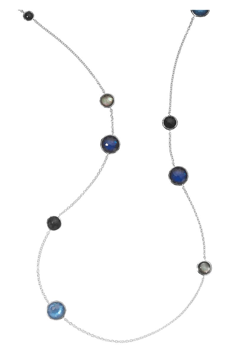 Ippolita Ippolia Wonderland Long Mixed Stone Station Chain Necklace, Main, color,