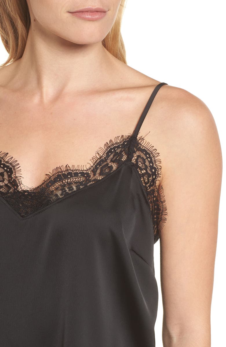 Halogen<sup>®</sup> Lace Trim Camisole, Alternate, color,
