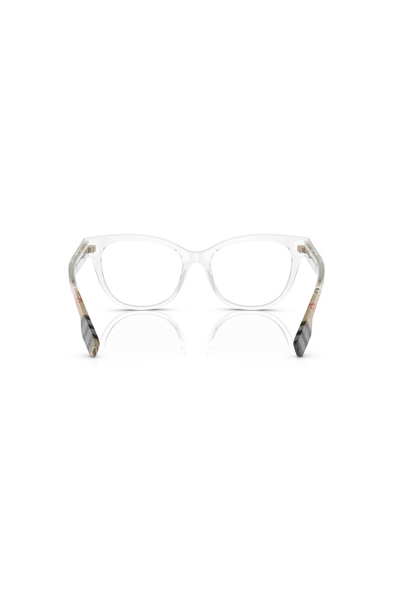 Burberry 51mm Cat Eye optical glasses, Alternate, color, Transparent