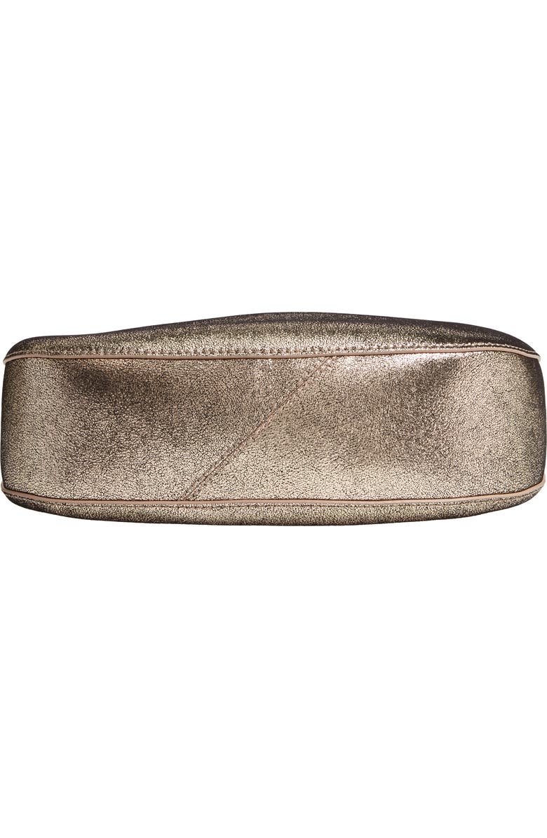 Jimmy Choo Steve Metallic Leather Hobo, Alternate, color,