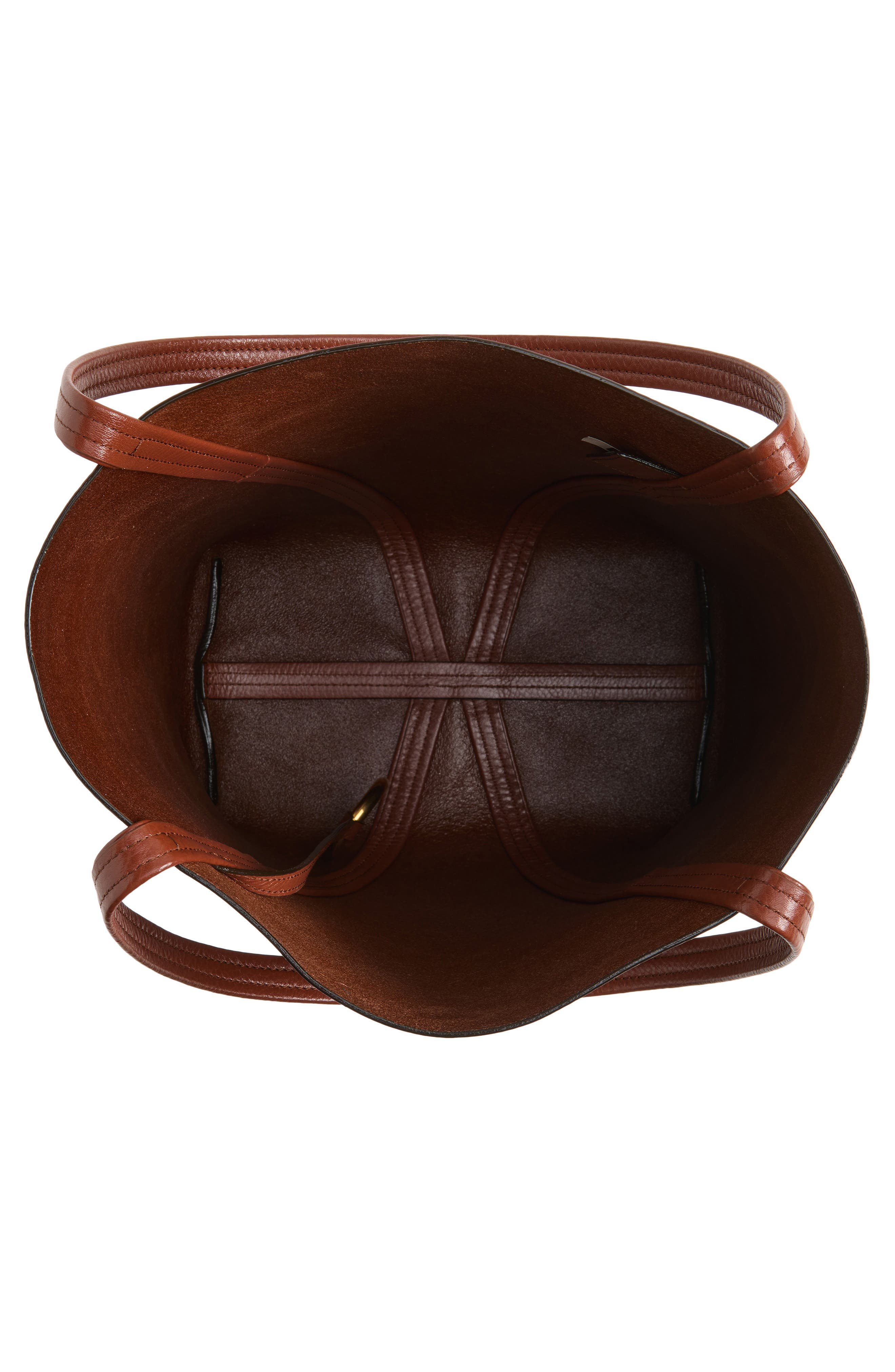 Spin Leather Tote, Alternate, color, BLUSHY BROWN