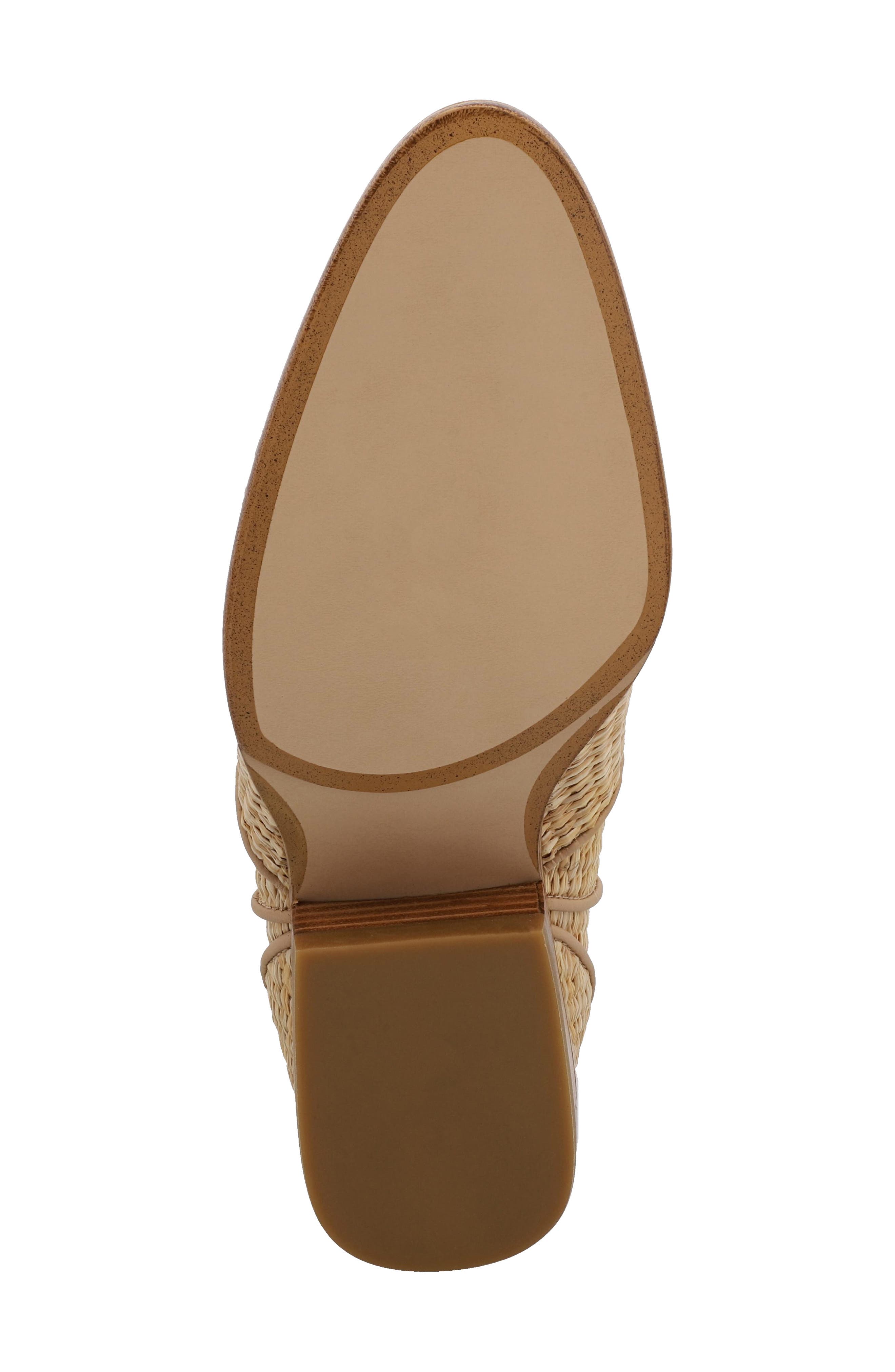 Jenah Woven Cowboy Boot, Alternate, color, NATURAL
