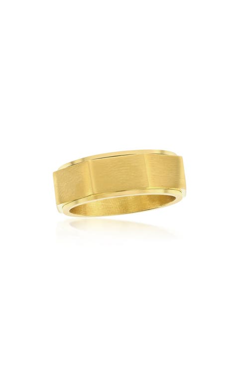 Men's Geometric Spinner Ring