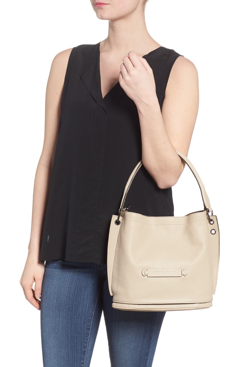 Longchamp 3D Leather Bucket Bag, Alternate, color,