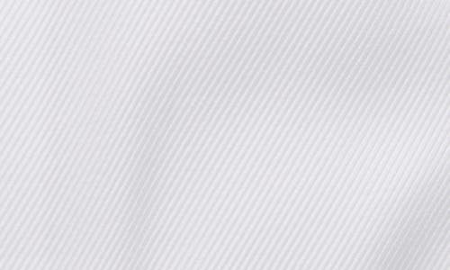 Emanuel Berg Modern Fit Solid White Cotton Twill Dress Shirt In White