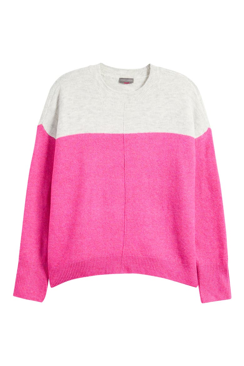Extended Shoulder Colorblock Sweater, Alternate, color, PARADOX