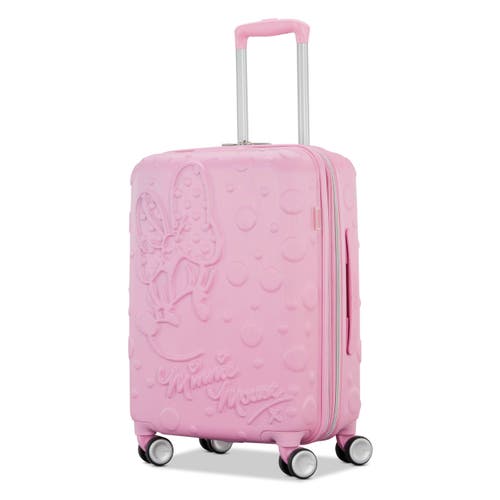 American Tourister Disney Hardside Carry-on 21-inch Luggage With Spinner Wheels In Pink