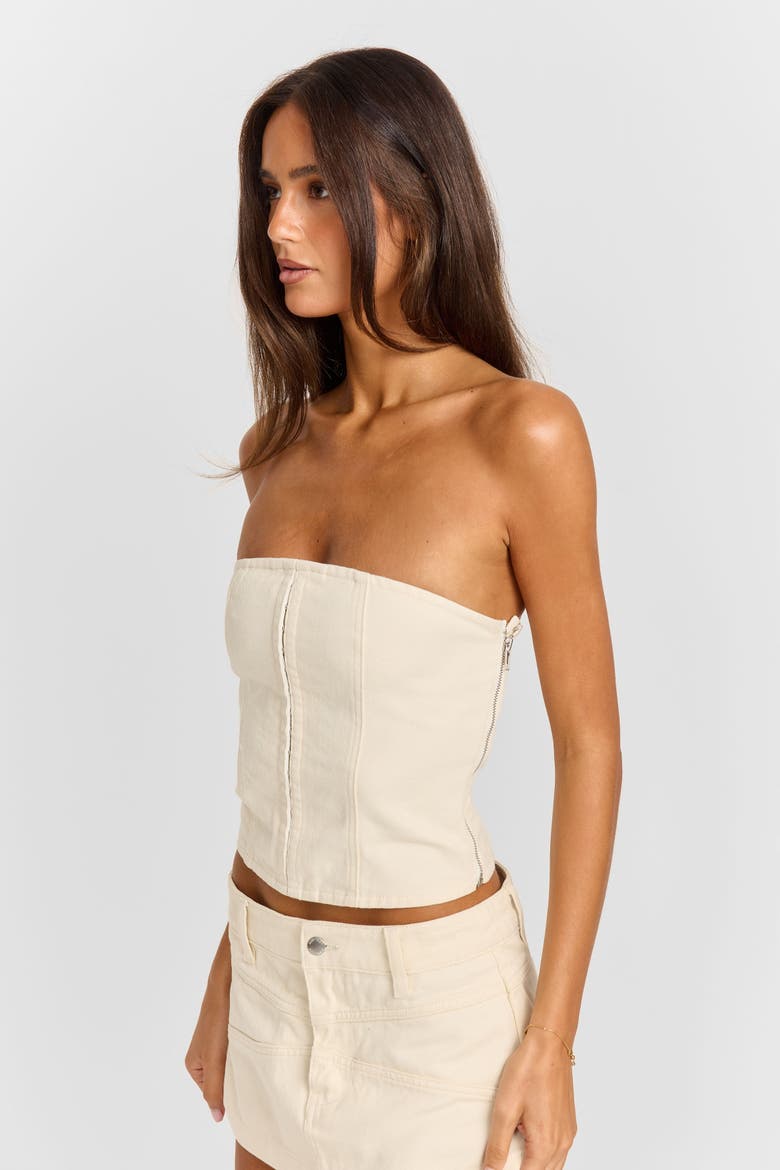 Elira Bustier, Alternate, color, Cream