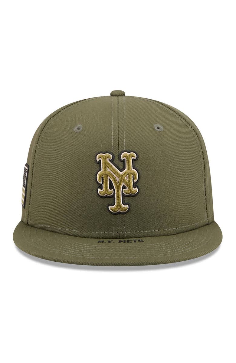 New Era Men's New Era  Olive New York Mets 2026 Armed Forces Day 59FIFTY Fitted Hat, Alternate, color, Olive