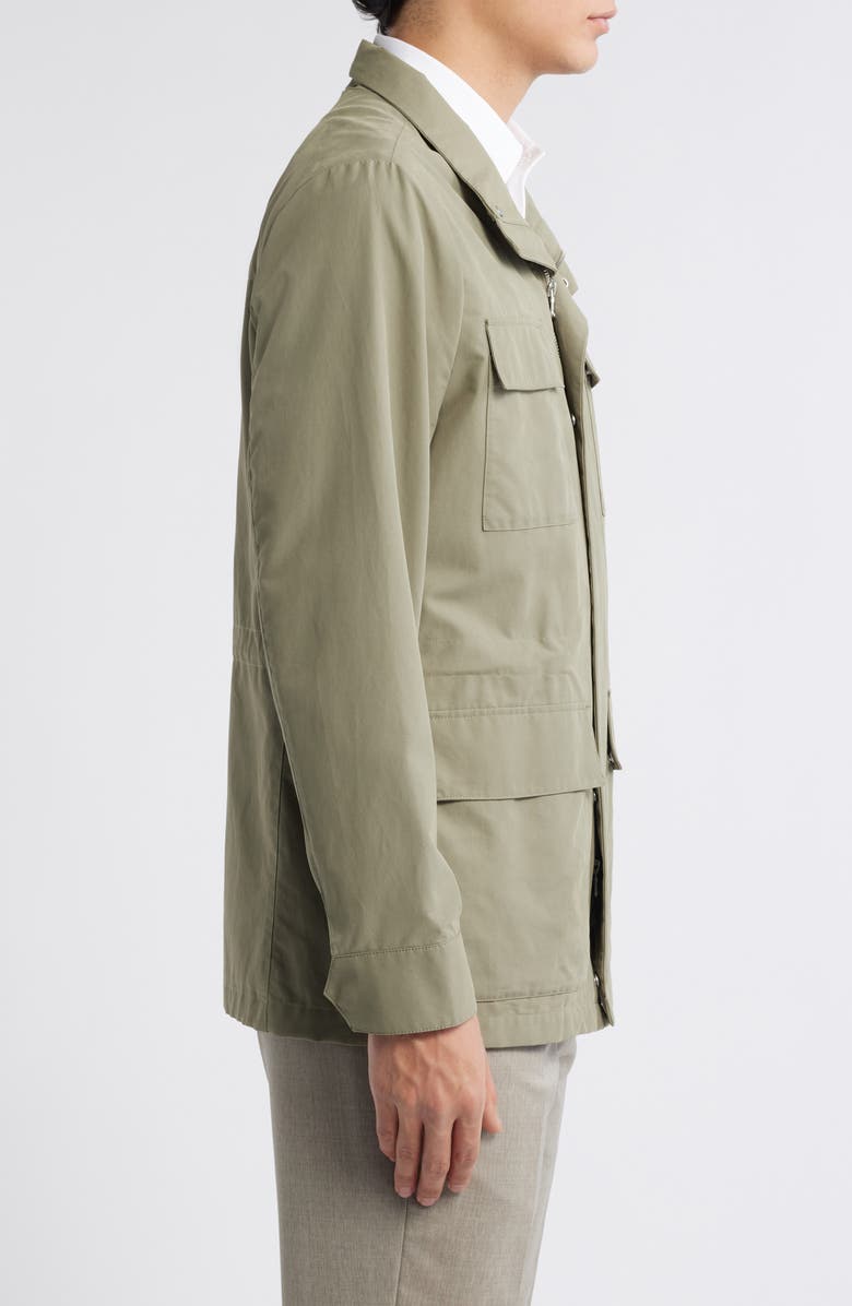 Jack Victor Jonte Field Water Repellent Raincoat, Alternate, color, Sage