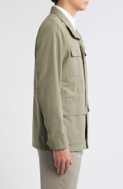 Jack Victor Jonte Field Water Repellent Raincoat In Green