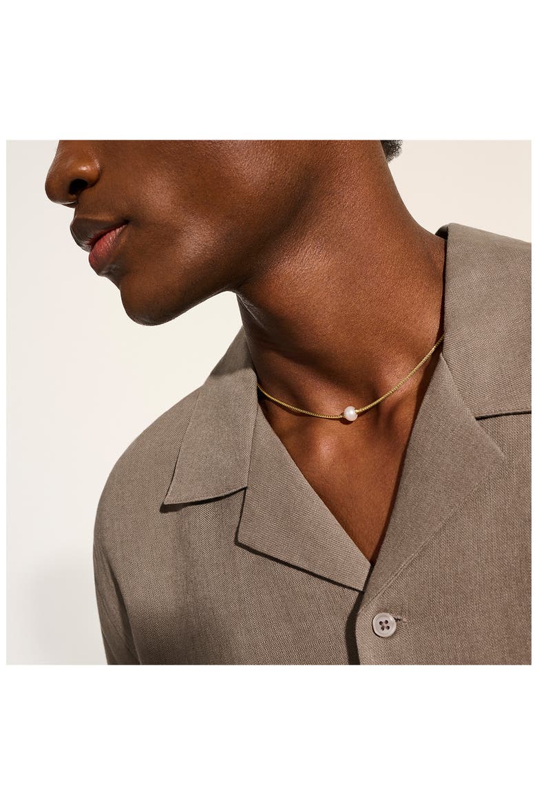 JH Essential Pearl Necklace, Gold, 1.8mm, Alternate, color, 14K GOLD/PEARL
