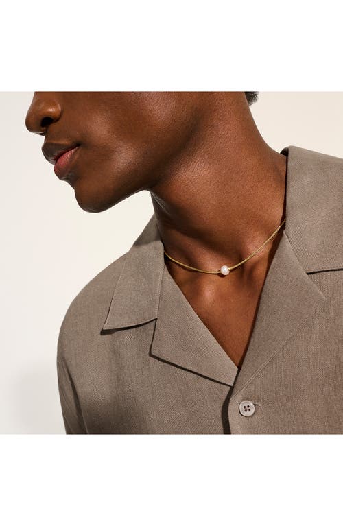 John Hardy Jh Essential Pearl Necklace, Gold, 1.8mm In Gold