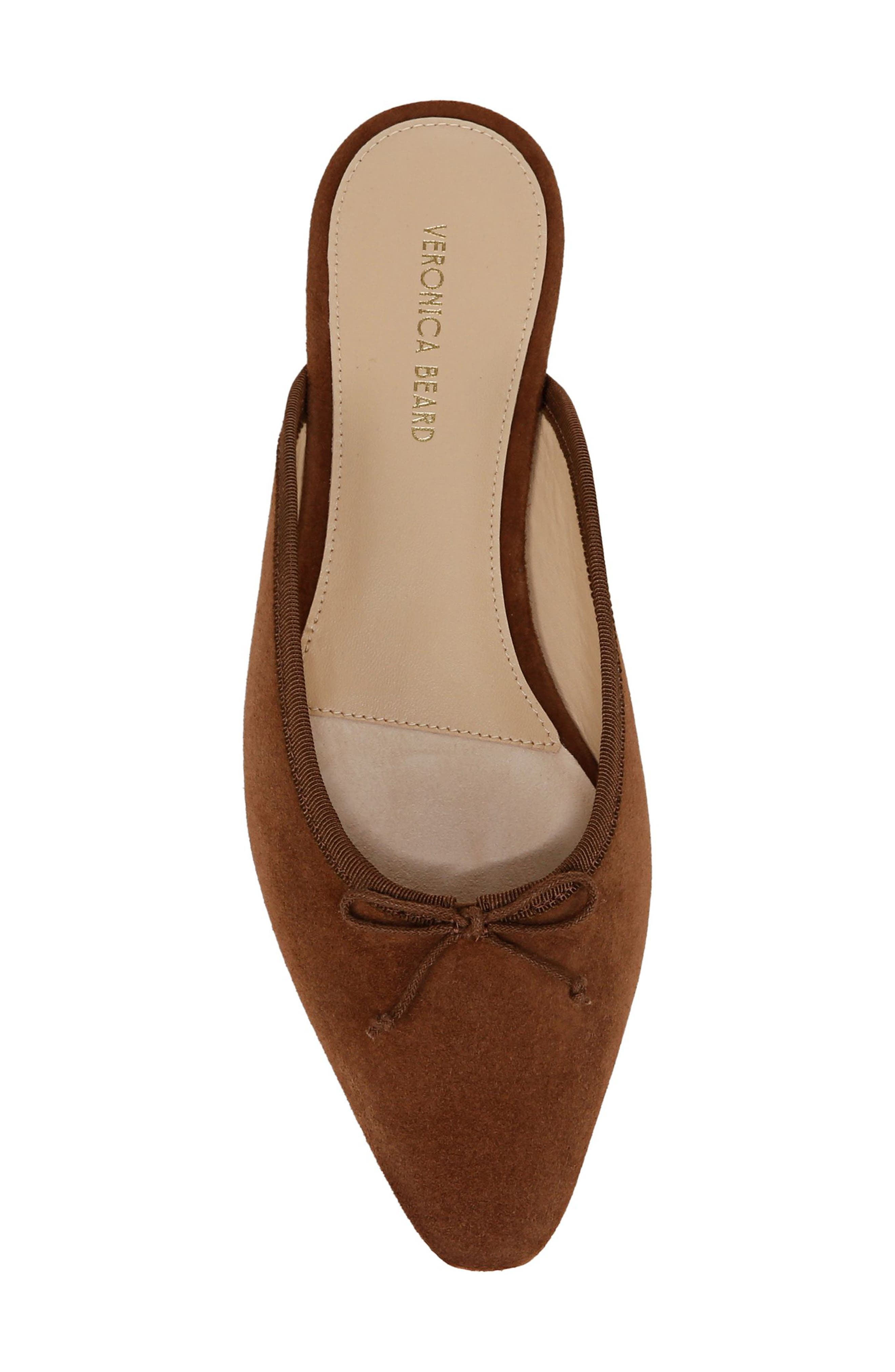 Veronica Beard Catherine Ballet Mule, Alternate, color, Cedar