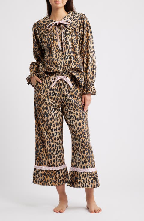Felice Leopard Print Pajamas
