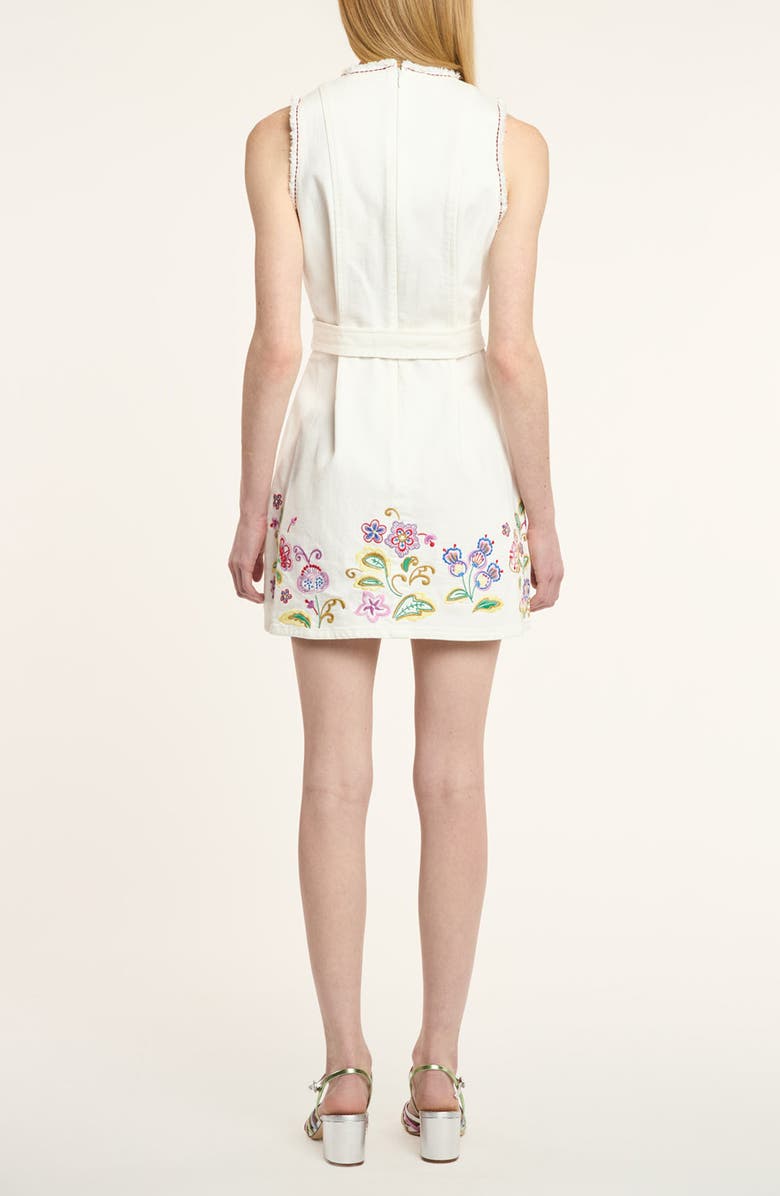 Cinq à Sept Jardin Bohème Embroidered Shift Dress, Alternate, color, Scour Multi