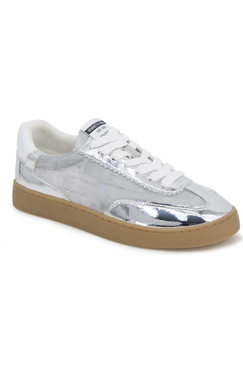 Kenneth Cole Sam Platform Sneaker, Main, color, Silver Mesh