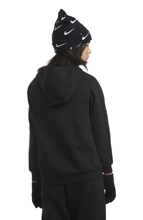 Nike Swoosh Repeat Beanie In Black