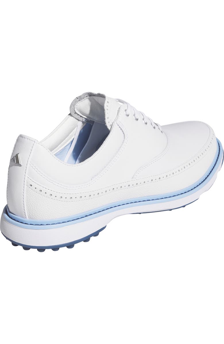 adidas MC80 Spikeless Golf Shoe, Alternate, color, White/ Blue