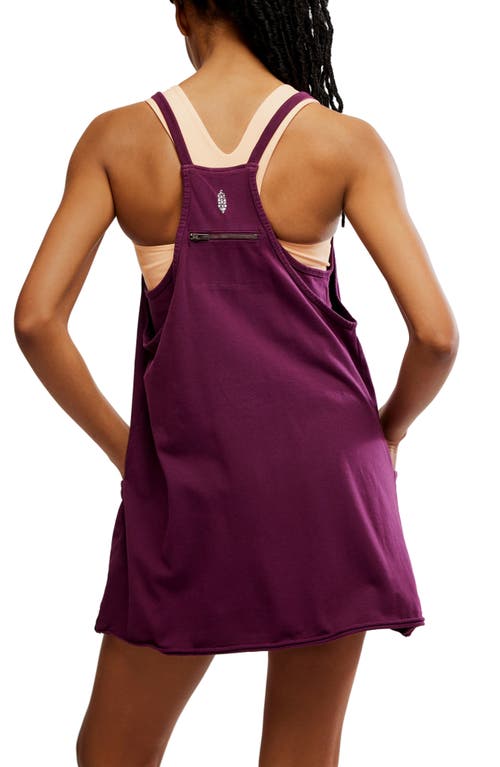Free People Fp Movement Hot Shot Mini Sport Dress In Purple