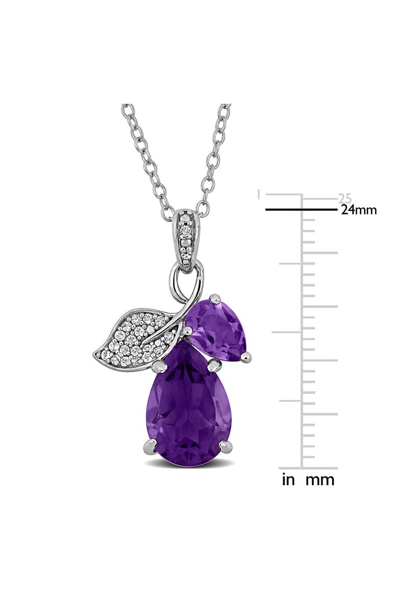 Pendant Necklace, Alternate, color, PURPLE