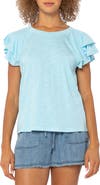 VELVET HEART Sunny Flutter Sleeve Top