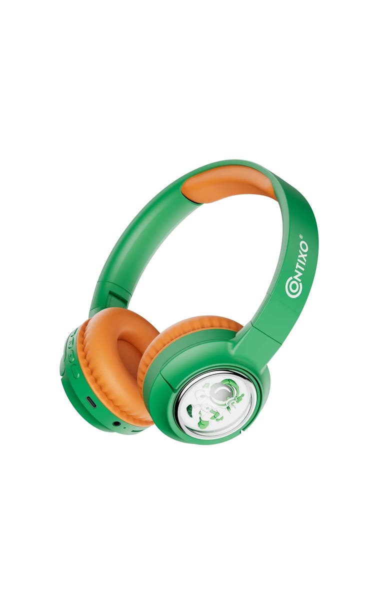 CONTIXO Kids Lighting Effects Headphones, Main, color, Green