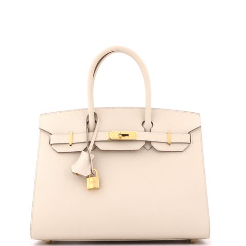 Birkin Sellier Bag Light Epsom with Gold Hardware 30