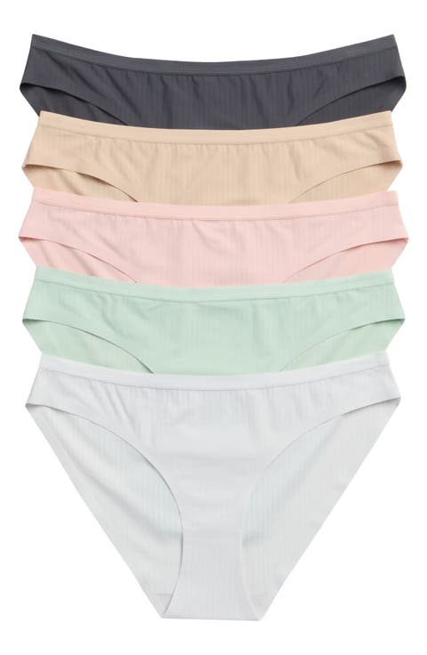 Chrissy Assorted 5-Pack Hipster Briefs