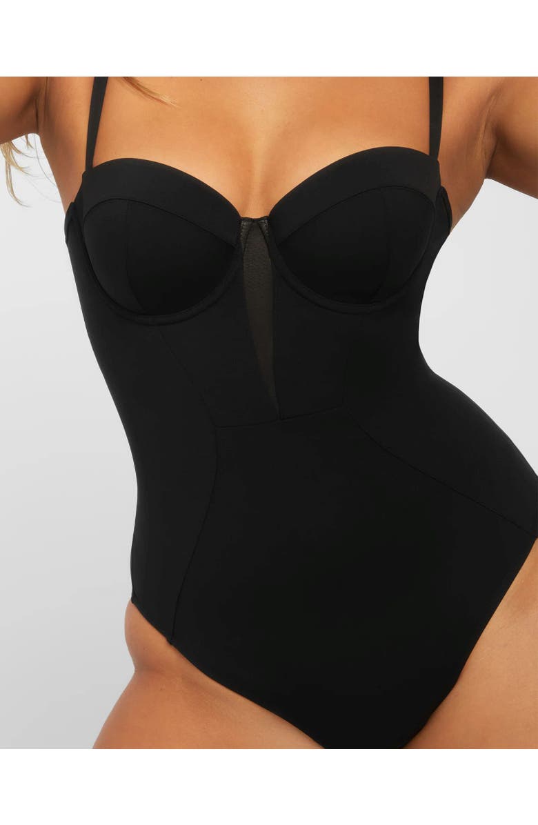 TA3 Mega Sculpting Push-Up One-Piece Swimsuit, Main, color, Black