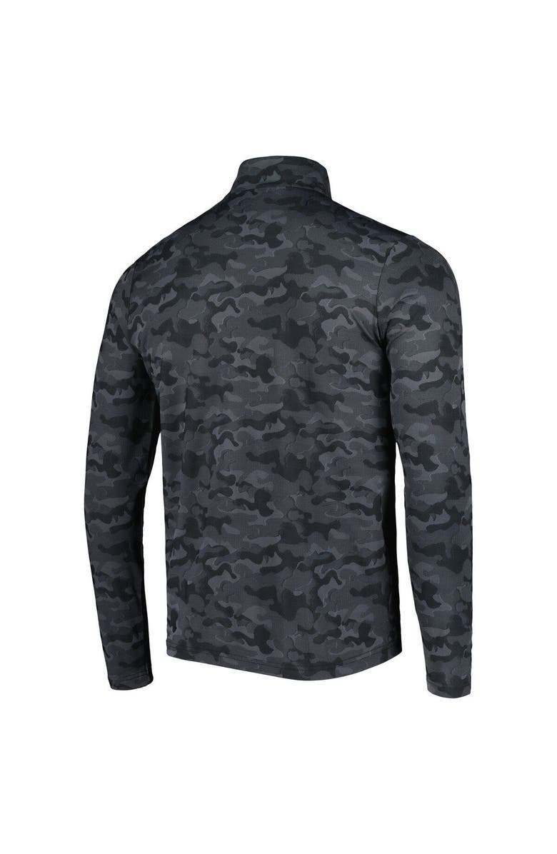 ANTIGUA Men's Antigua Black Atlanta Falcons Brigade Quarter-Zip Sweatshirt, Alternate, color, Black