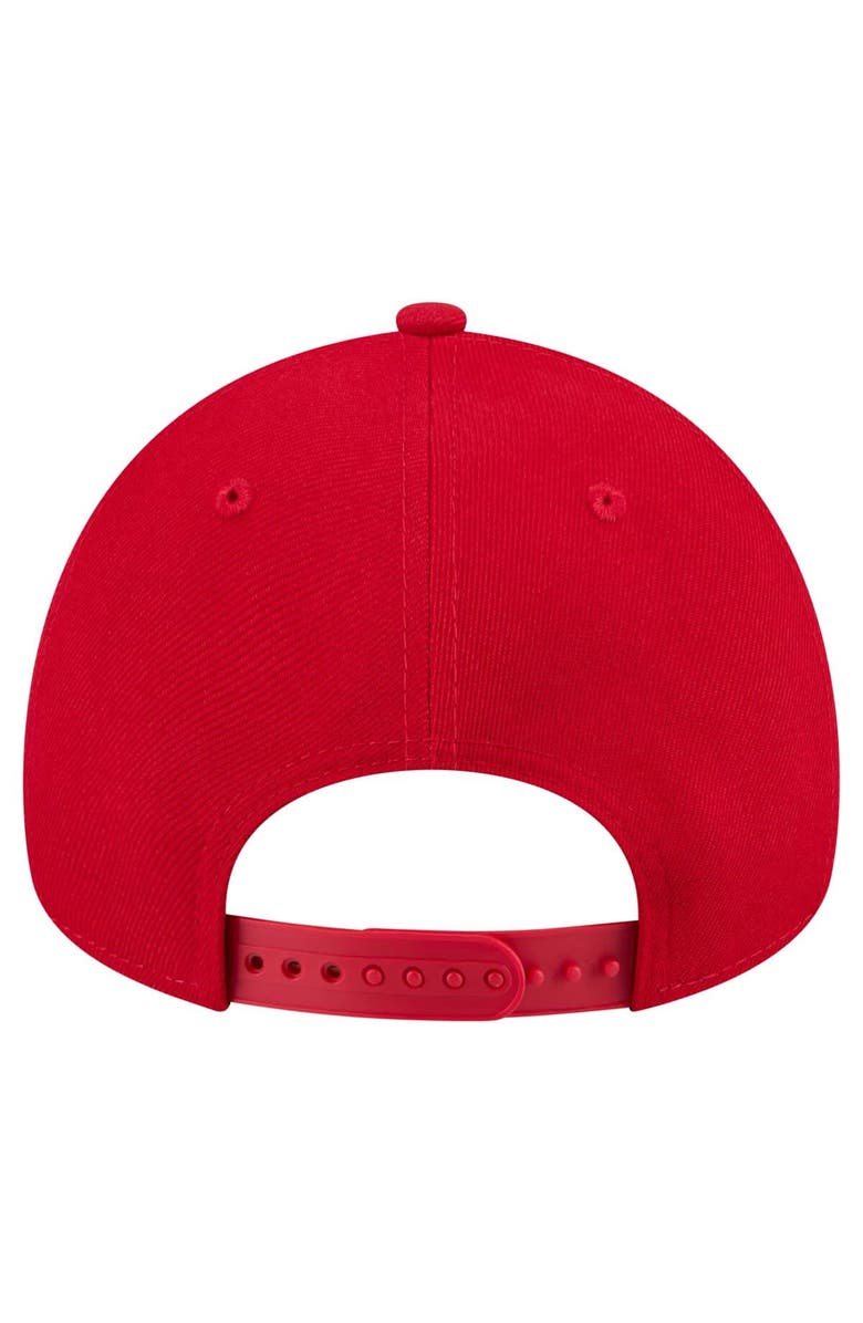 New Era Men's New Era Scarlet San Francisco 49ers A-Frame 9FORTY Adjustable Hat, Alternate, color, Scarlet