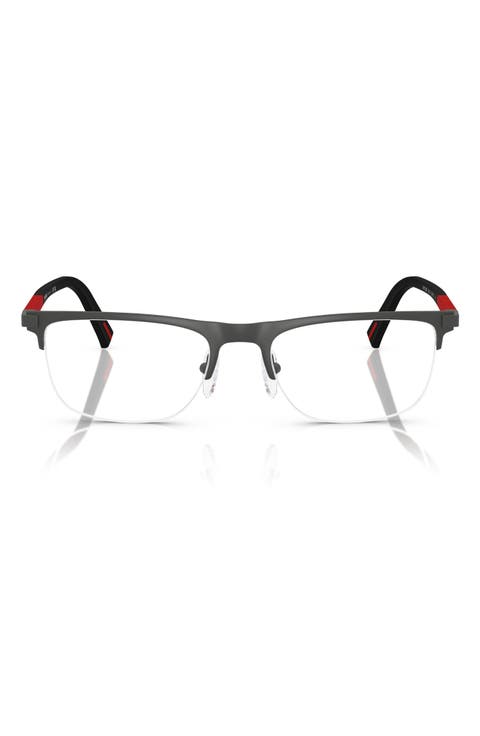 53mm Semi Rimless Pillow Optical Glasses