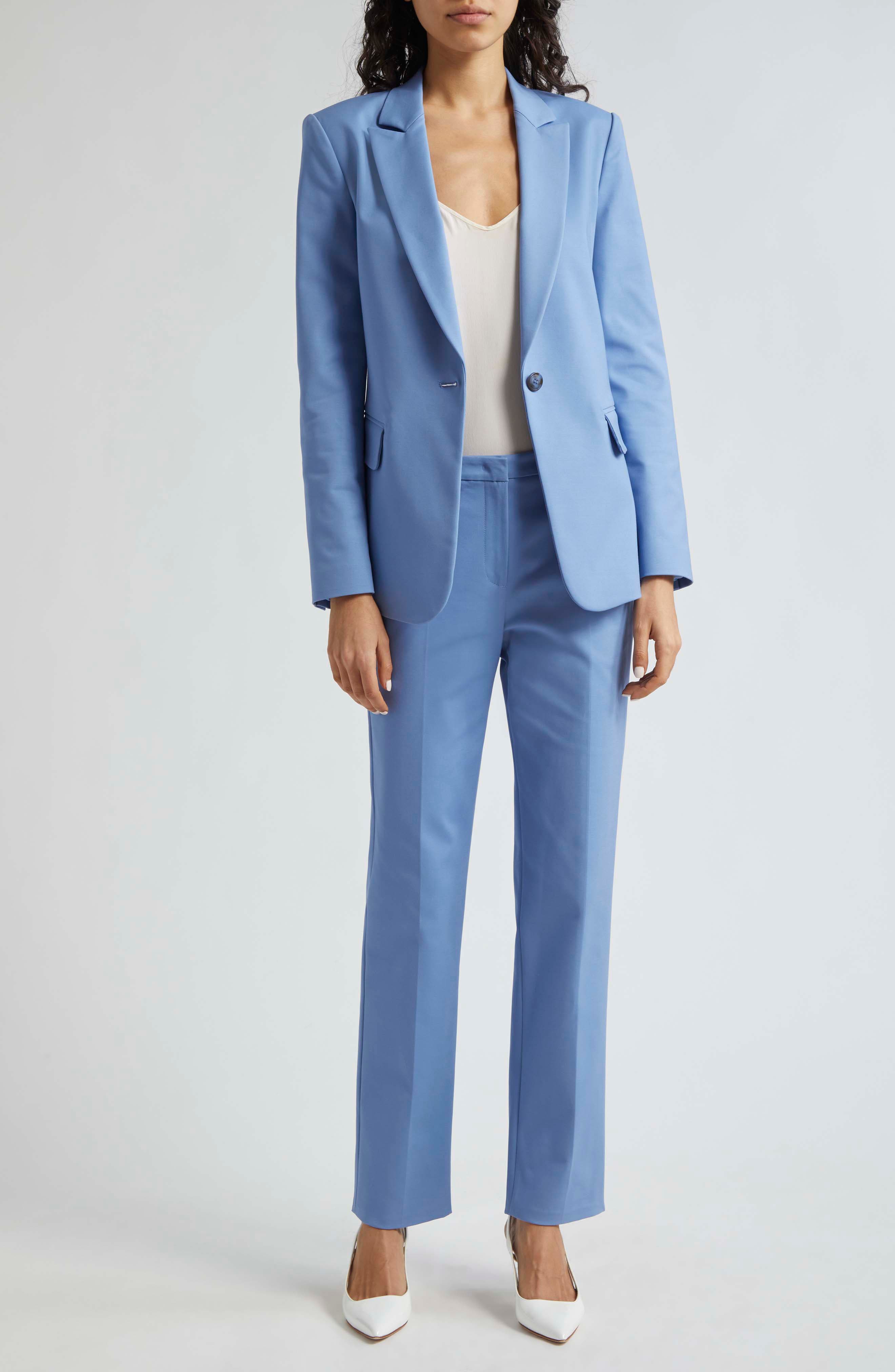 Cotton Couture One-Button Blazer - image 2